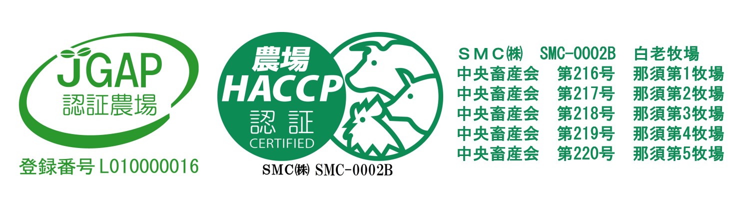 農場HACCP認証マーク・JGAP認証マーク